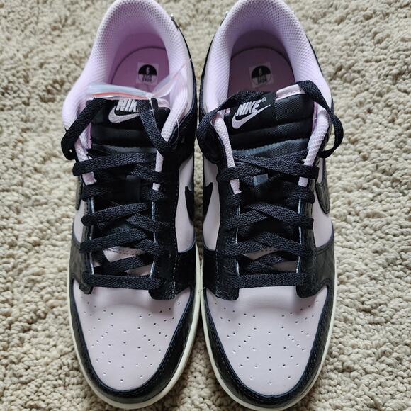 Nike Dunk Low Black Platinum Violet Croc Brand New Sz 9 - Picture 4 of 10